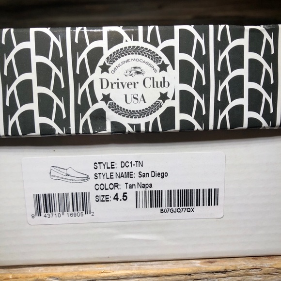 Drivers Club USA San Diego Leather Loafer Kids 4.5 - Picture 10 of 10